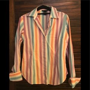Victoria’s Secret Moda Int’l Striped Blouse XS P